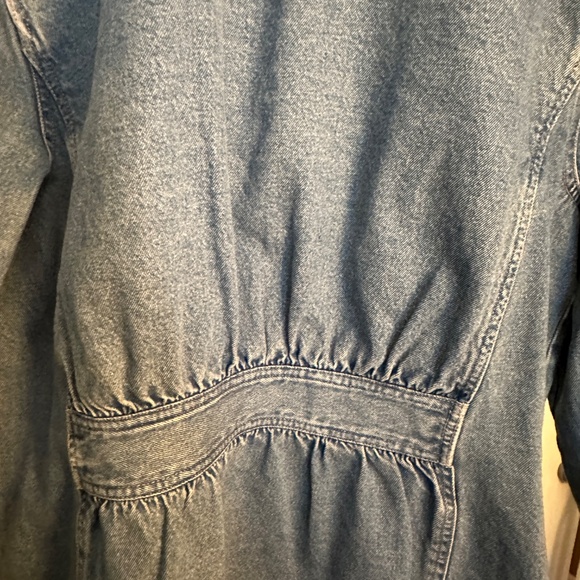 Ladies J. Jill "Out of the Blue" Denim Jacket W/Inner Lace Gathered Back MED - Picture 16 of 16